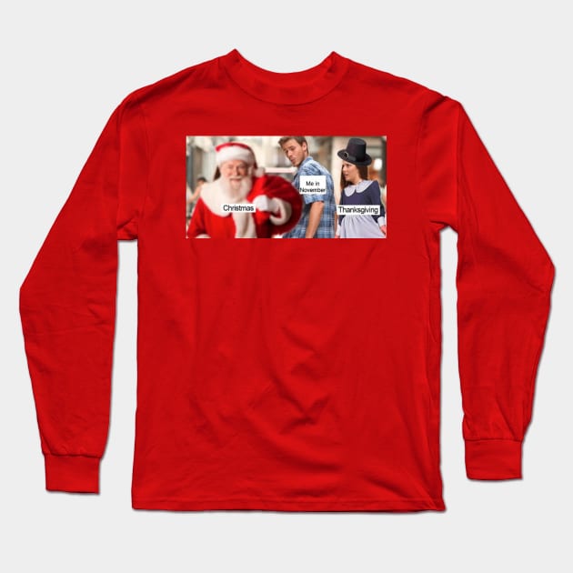 Christmas meme Long Sleeve T-Shirt by AsKartongs